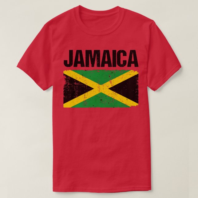 Jamaica Flagga Jamaican Pride T Shirt (Design framsida)
