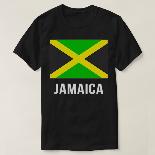 Jamaica Flagga Jamaican T Shirt (Design framsida)