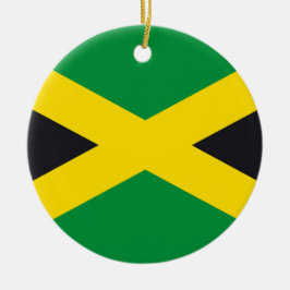 Jamaica flagga julgransprydnad keramik