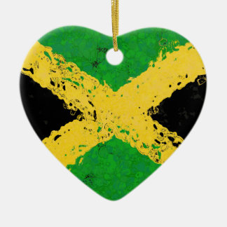 JAMAICA FLAGGA JULGRANSPRYDNAD KERAMIK