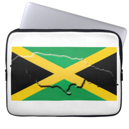 JAMAICA Flagga Karta Patriotisk Dator Laptop Fodral