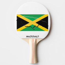 JAMAICA FLAGGA & KARTA Personlig Pingisracket