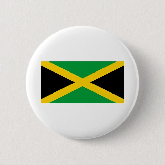 Jamaica Flagga Knapp (Framsida)