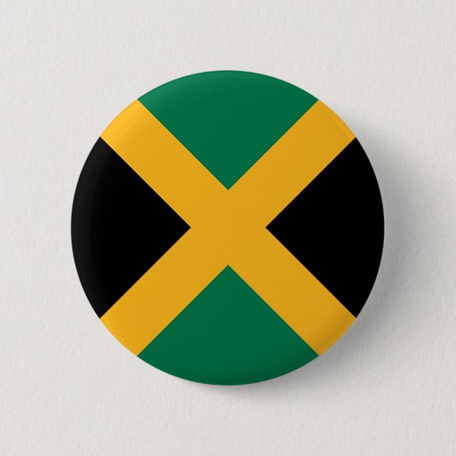 Jamaica Flagga Knapp (Framsida)