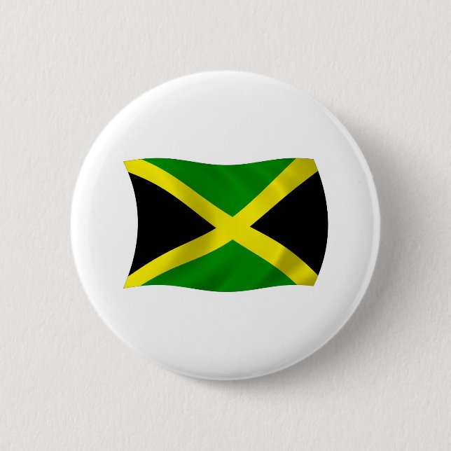 Jamaica Flagga Knapp (Framsida)