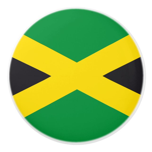Jamaica flagga knopp (Framsidan)
