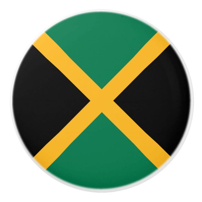 Jamaica Flagga Knopp (Framsidan)
