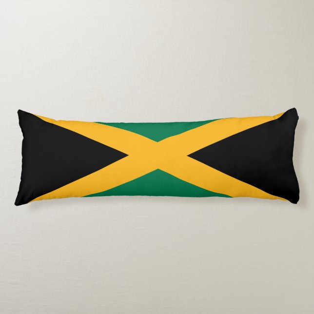 Jamaica Flagga Kroppskudde (Framsidan)