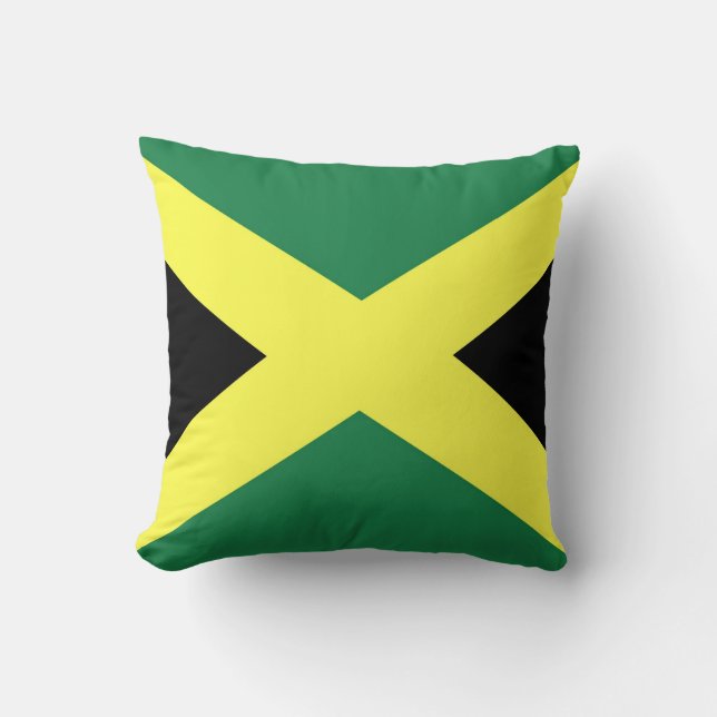 Jamaica flagga kudde (Framsida)