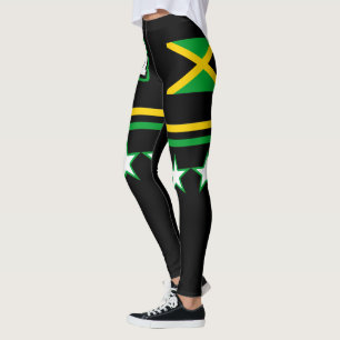 Jamaica flagga leggings