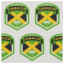 Jamaica Flagga Logotyp Stil