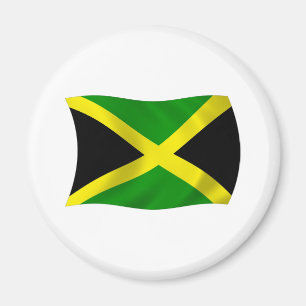 Jamaica Flagga Magnet