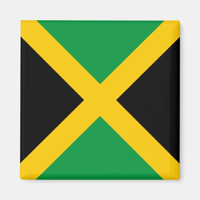 Jamaica Flagga  Magnet (Framsidan)