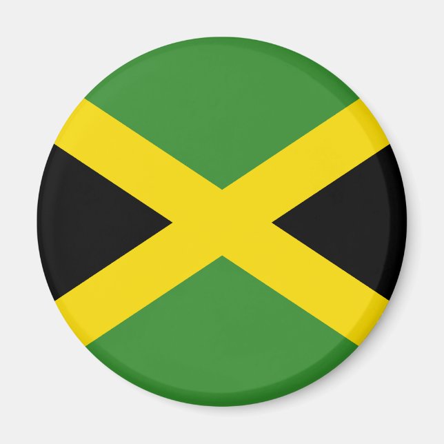 Jamaica Flagga Magnet (Framsidan)