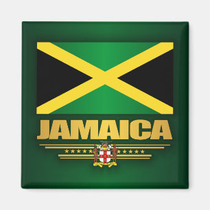 Jamaica Flagga Magnet