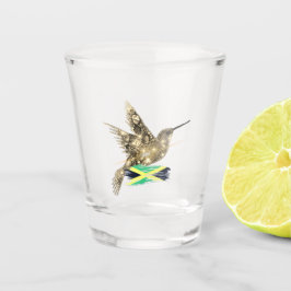 Jamaica Flagga med Hummingbird