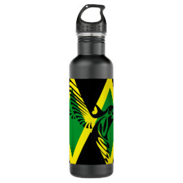 Jamaica Flagga med Hummingbird 02