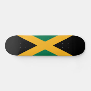 Jamaica Flagga Mini Skateboard Bräda 18,5 Cm