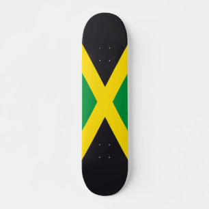 Jamaica flagga mini skateboard bräda 18,5 cm