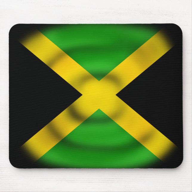 Jamaica flagga Mousepad Musmatta (Framsidan)