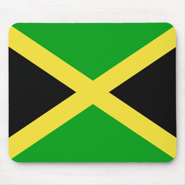 Jamaica flagga musmatta (Framsidan)