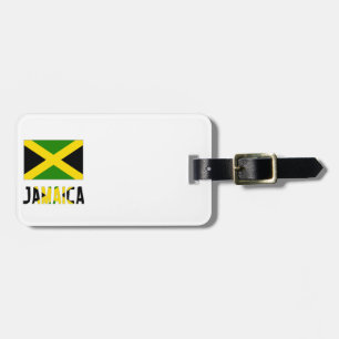 Jamaica Flagga och ord Bagagebricka