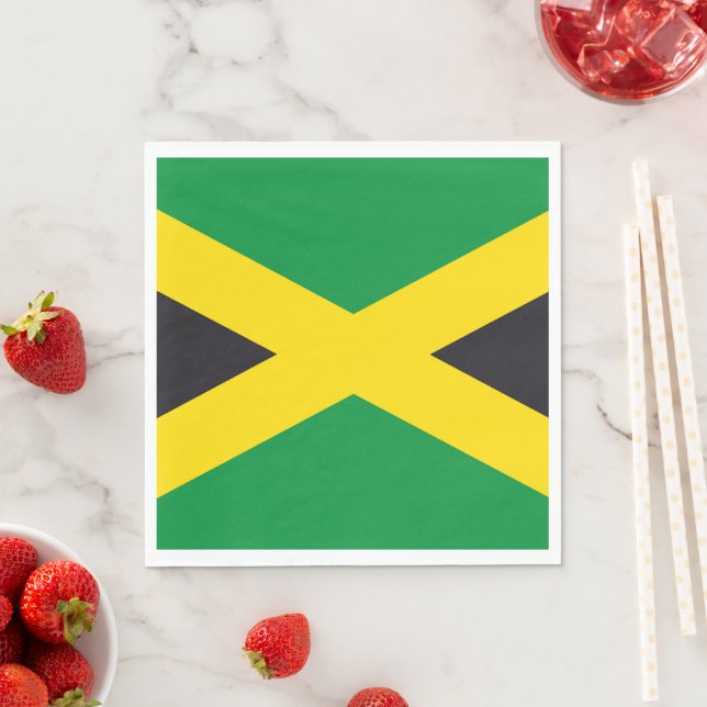 Jamaica flagga pappersservett (Insitu)