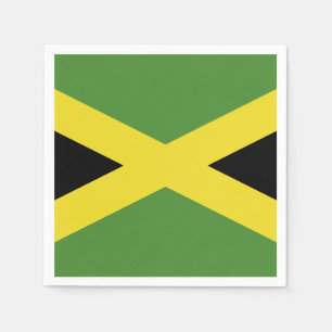 Jamaica Flagga Pappersservett