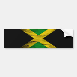 Jamaica flagga-penseldrag, flagga bildekal