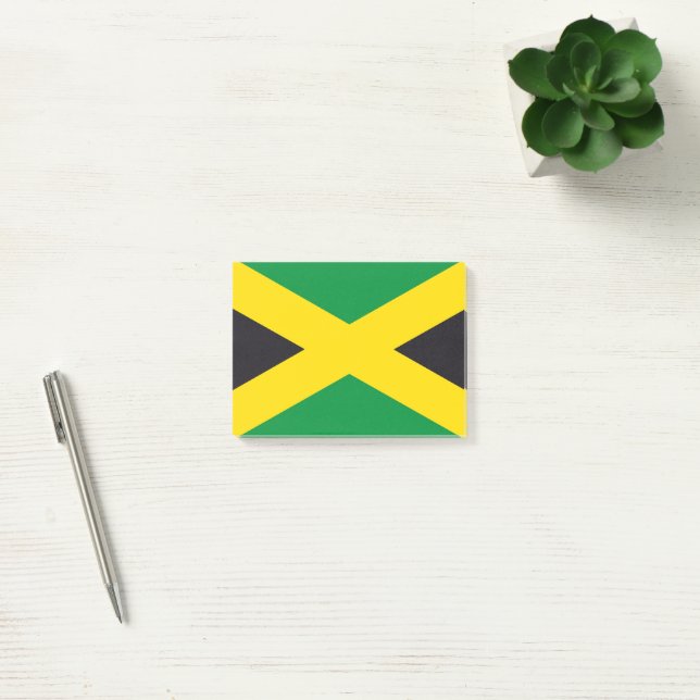 Jamaica flagga post-it block (Kontor)