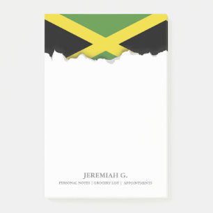 Jamaica Flagga Post-it Block