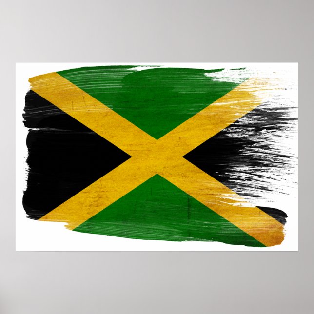 Jamaica Flagga Poster (Framsidan)