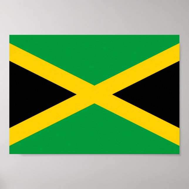 Jamaica Flagga Poster (Framsidan)