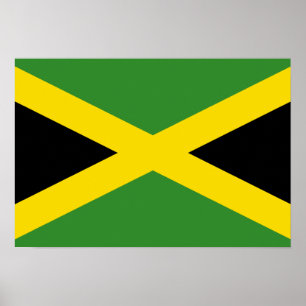 Jamaica flagga poster