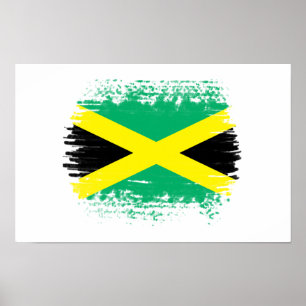 Jamaica flagga poster