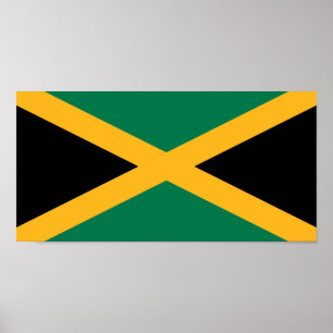 Jamaica Flagga Poster