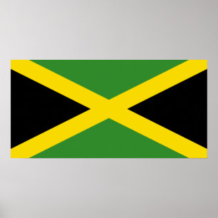 Jamaica flagga poster