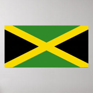 Jamaica flagga poster