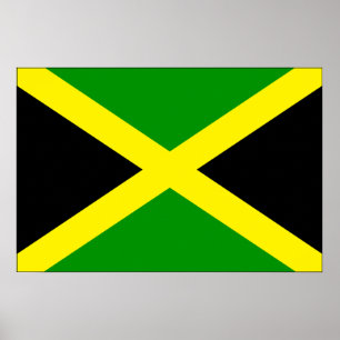 Jamaica flagga poster