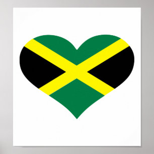 Jamaica flagga poster