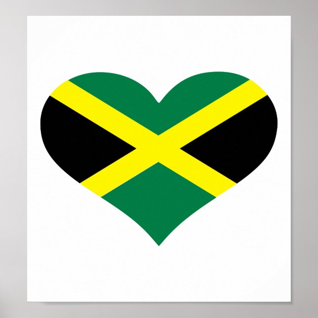 Jamaica flagga poster (Framsidan)