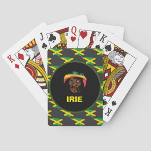 Jamaica flagga,Rastafarian head,Jamaica Casinokort