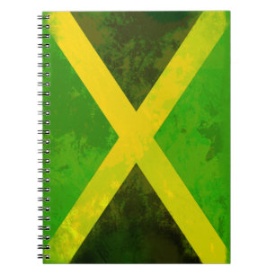 jamaica flagga - Reggae-rötter Anteckningsbok Med Spiral