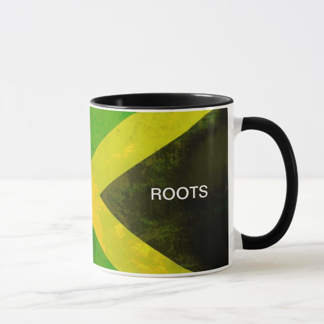 jamaica flagga - Reggae-rötter Mugg (Höger)