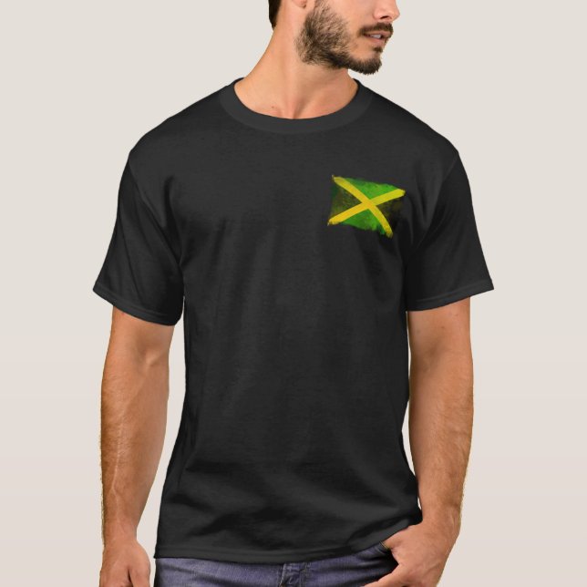 jamaica flagga - Reggae-rötter T-shirt (Framsida)