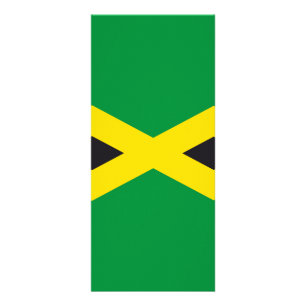 Jamaica flagga reklamkort