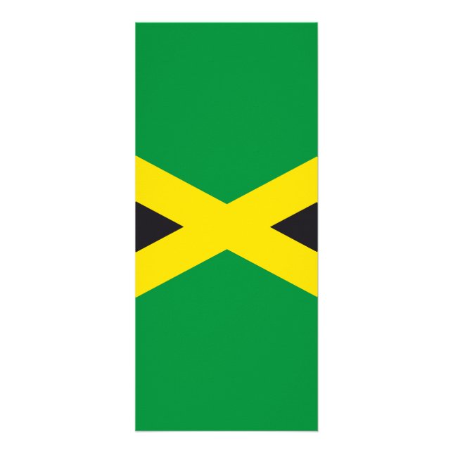 Jamaica flagga reklamkort (Framsidan)