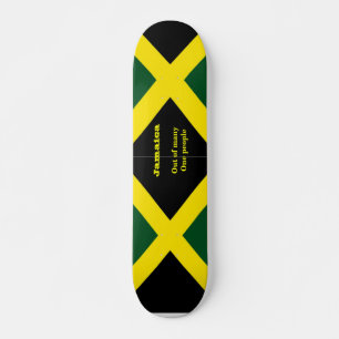 Jamaica flagga skateboard bräda 20,5 cm