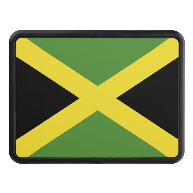 Jamaica flagga skydd för dragkrok (Framsidan)