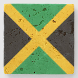 Jamaica Flagga Stone Underlägg